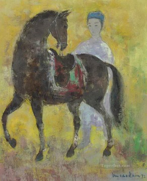 アジア人 Painting - VCD ル・シュヴァル・ノワール・アジアン